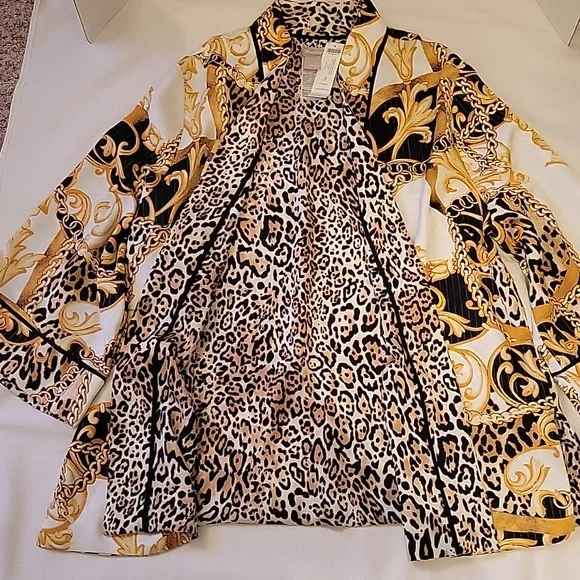 Chicos NWT reversible 3/4 length sleeve jacket sz 3 - Picture 4 of 6